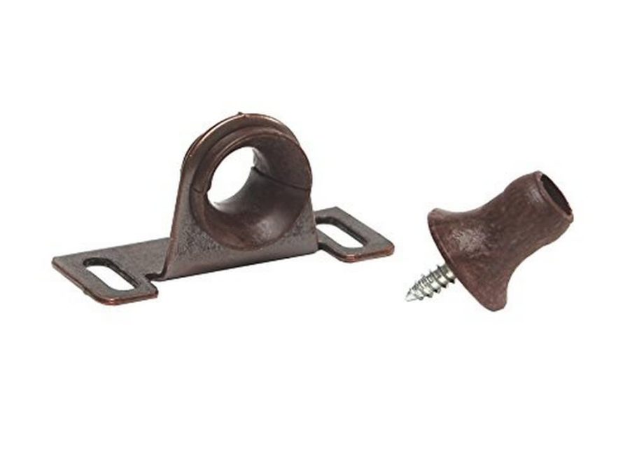 RV DESIGNER H219 Bulldog Cabinet Catch, Antique Finish, 2 Per Pack, Cabinet Hardware , Brown