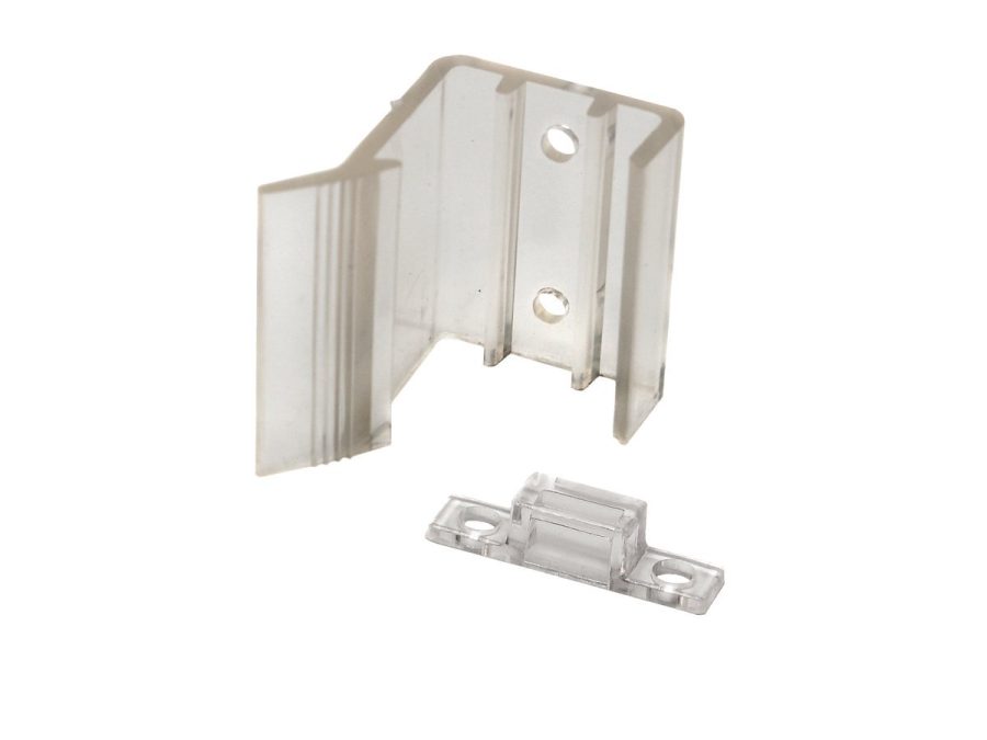 RV DESIGNER H527 Universal Sliding Mirrored Door Latch, 2 Per Pack, Interior Hardware