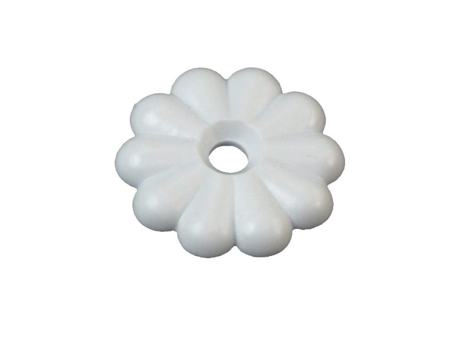 RV DESIGNER H613 Rosette Washers with #6 Screws, White, Interior Hardware, small, 14 Per Pack