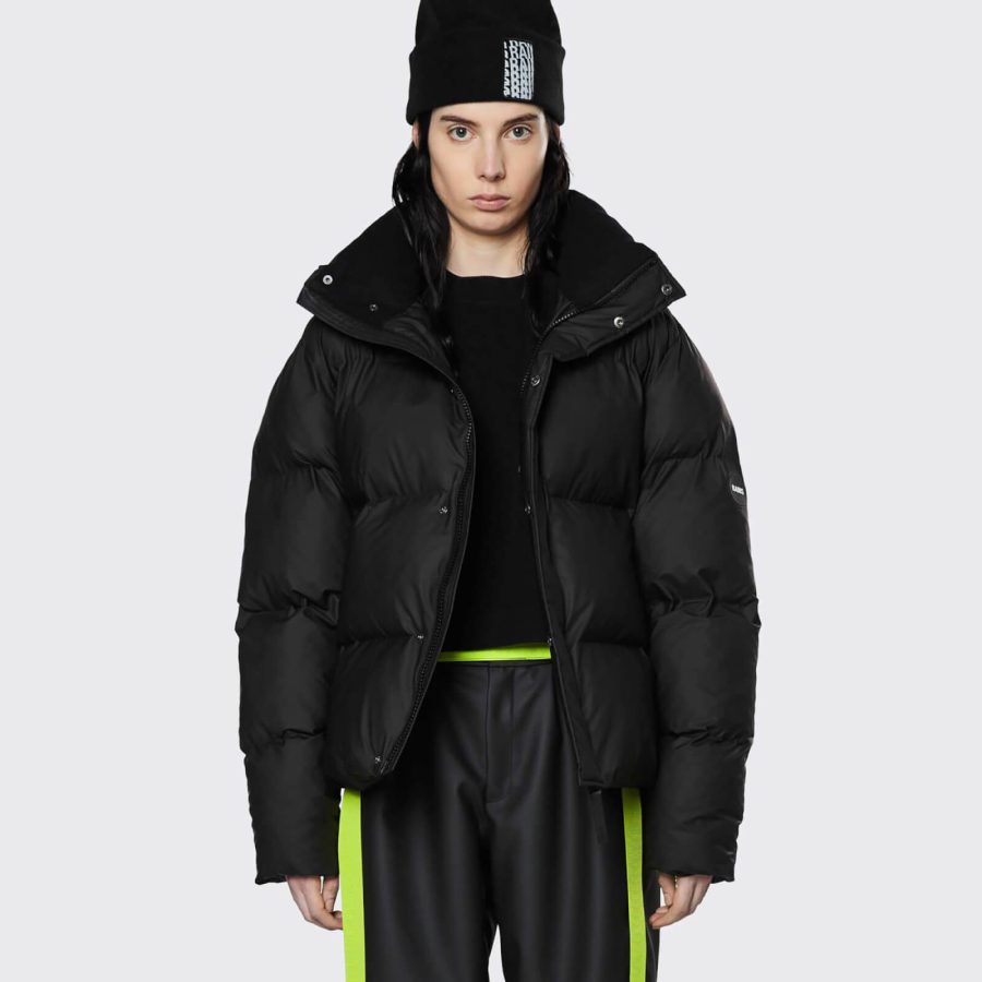 Rains Boxy Puffer Shell Jacket - S