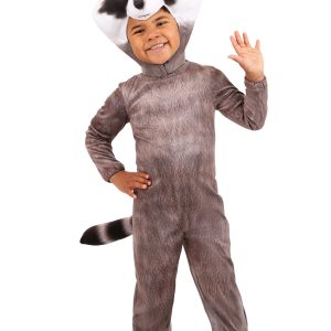 Realistic Toddler Raccoon Costume