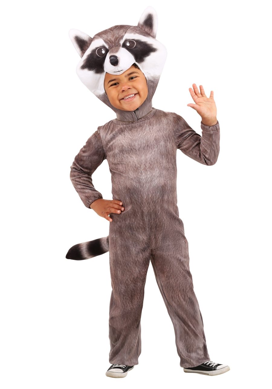 Realistic Toddler Raccoon Costume