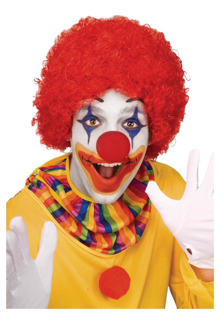 Red Clown Wig