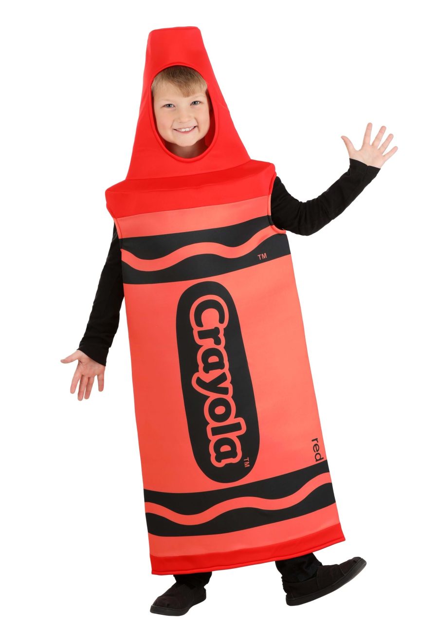 Red Crayola Crayon Kid's Costume