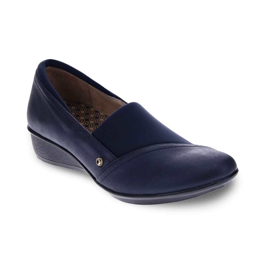 Revere Naples - Women's Casual Loafer with Wedge - Extra Depth with Removable Footbeds