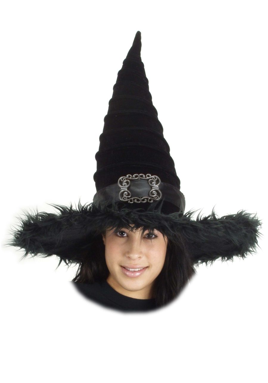 Ridged Witch Costume Hat