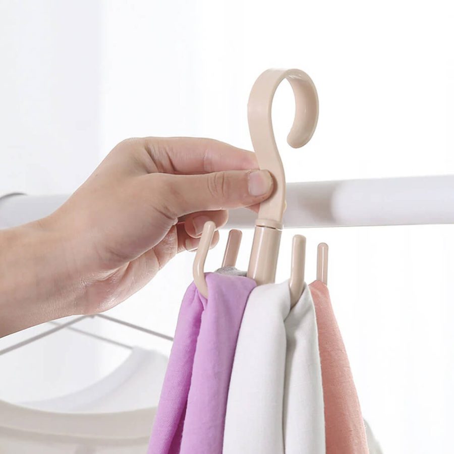 Rotating Closet Hanger Hook