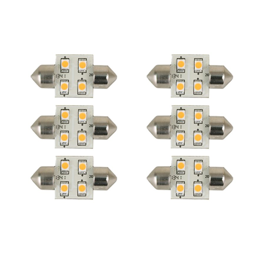 SCANDVIK 41160 Bulb Warm White (6-Pack)