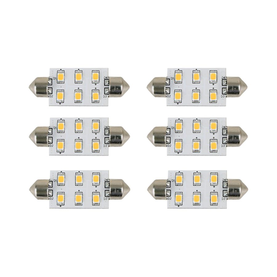 SCANDVIK 41162 Bulb Warm White (6-Pack)