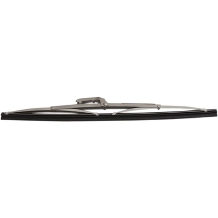 SEA-DOG 414216S-1 Windshield Wiper Blade; 16 Inch Length; Single Blade; Silver; Standard; Rubber Squeegee/ Stainless Steel Arm