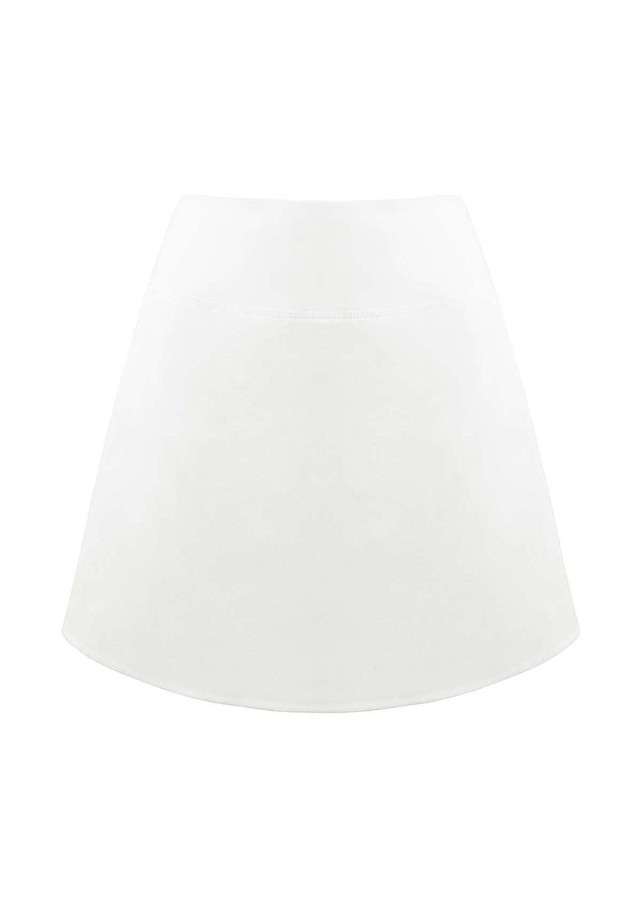 SONGFUL Agile High Waisted Tennis Sports Skirt - XS / White