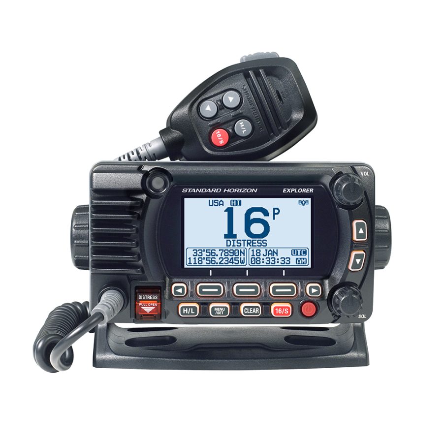 STANDARD HORIZON GX1800GB GX1800G FIXED MOUNT VHF W/GPS - BLACK