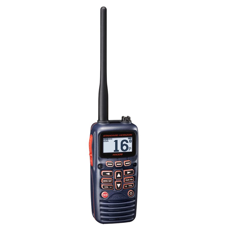 STANDARD HORIZON HX320 HANDHELD VHF 6W, BLUETOOTH, USB CHARGE