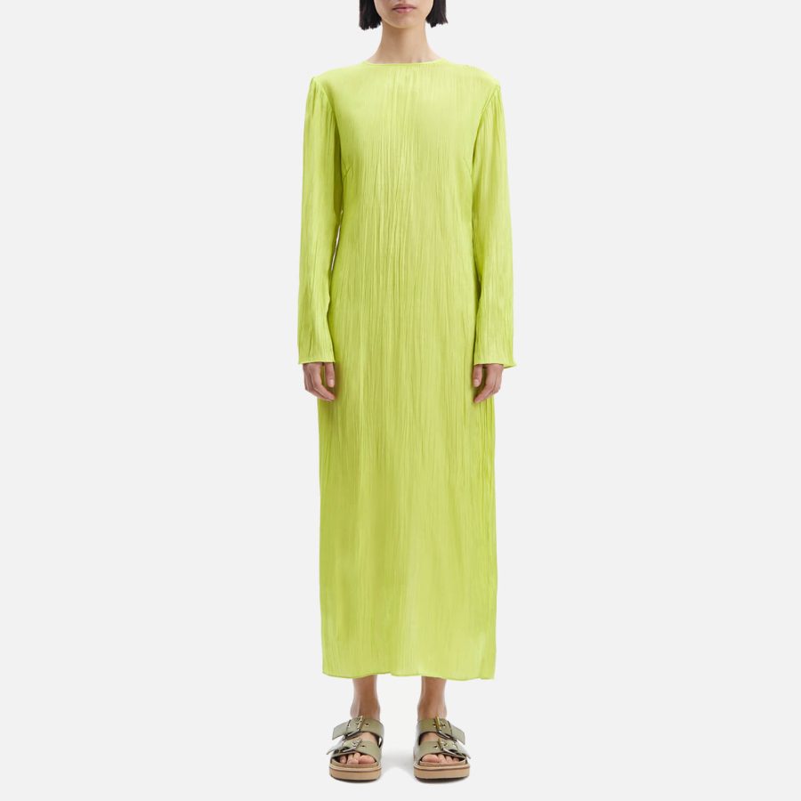 Samsøe Samsøe Alinea Plissé-Satin Dress - S