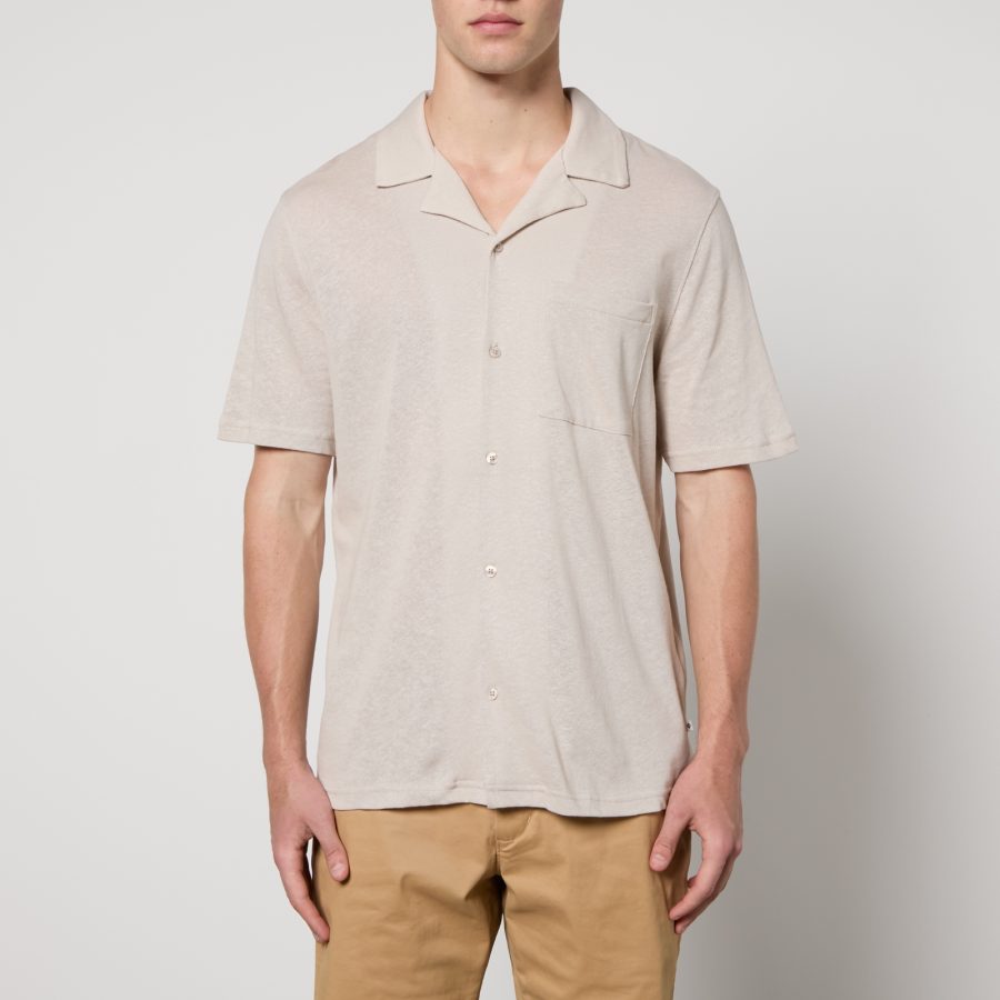 Samsøe Samsøe Samartin Brushed Cotton-Blend Shirt - S