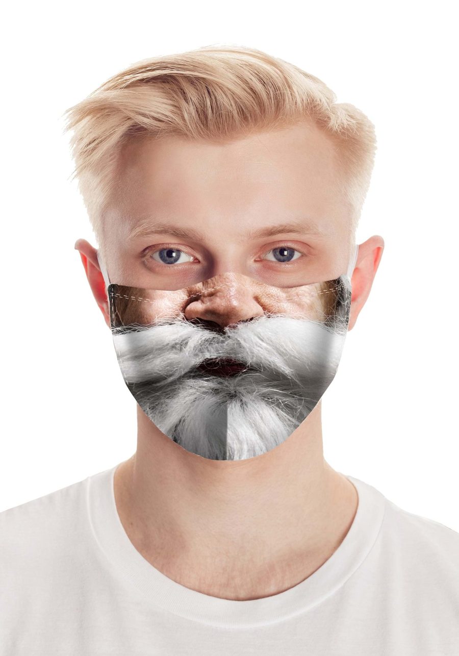 Santa Claus Beard Adult Face Mask