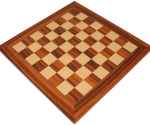 Santos Rosewood & Maple Deluxe Chess Board - 1.75 Squares