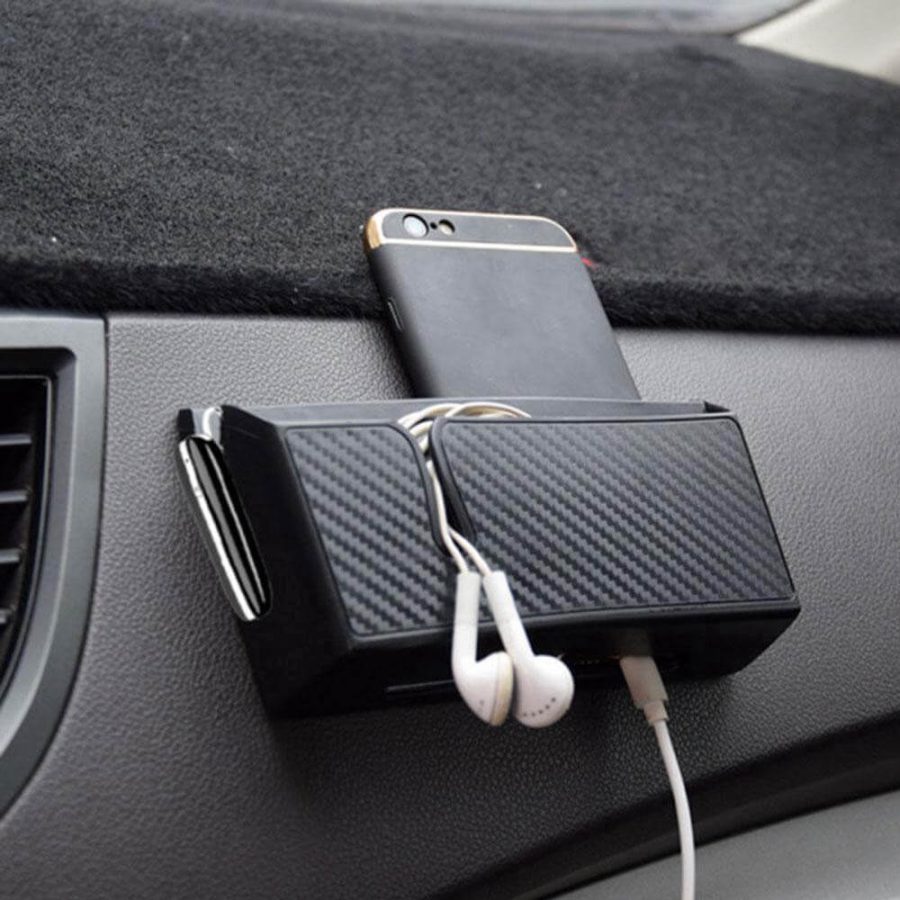 Self-Adhesive Car Phone Storage Box