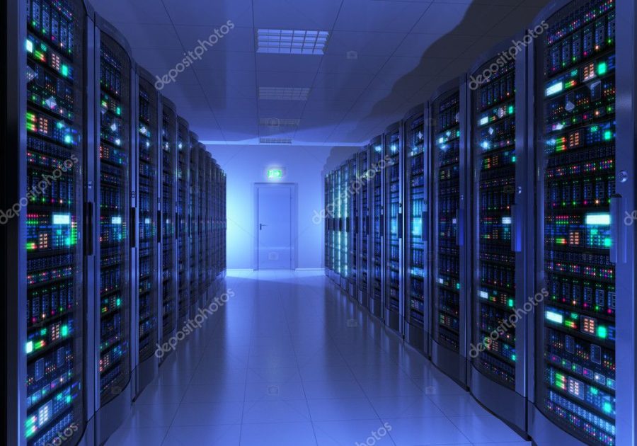 Server room interior