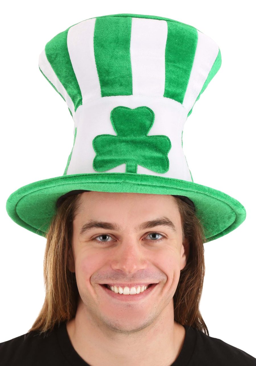 Shamrock Uncle Sam Adult Costume Hat