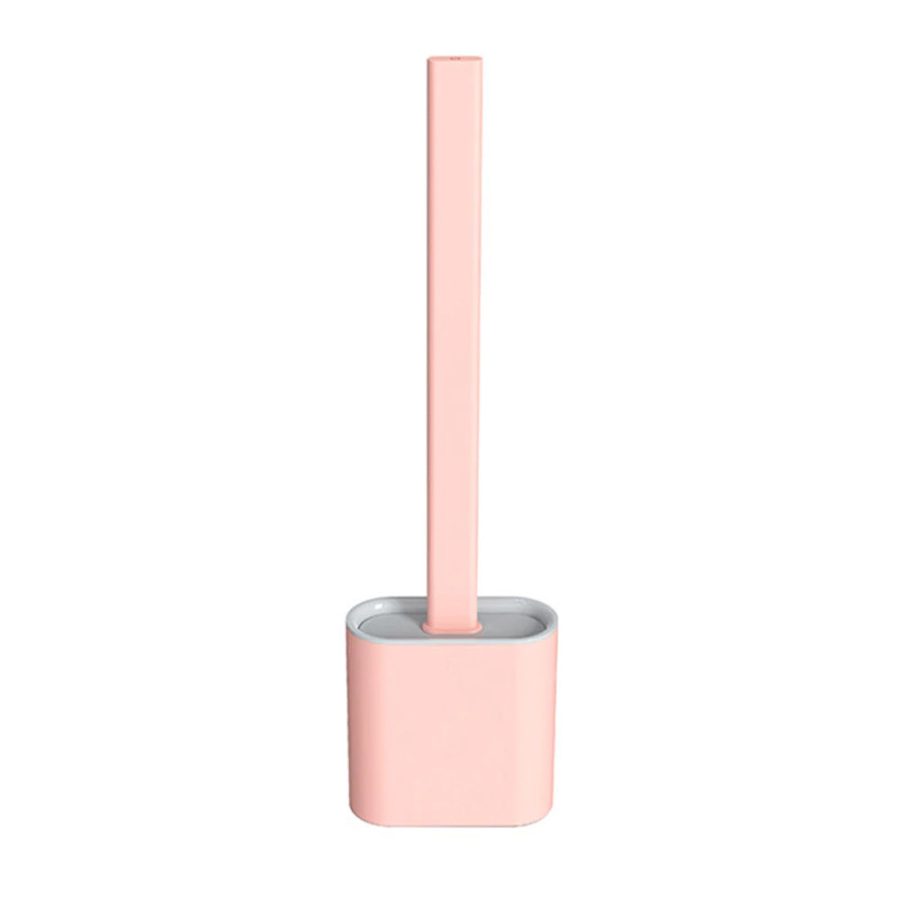 Silicone Flex Toilet Brush With Holder