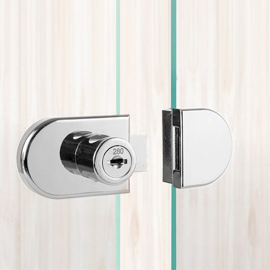 Single Glass Lock Furniture Hardware