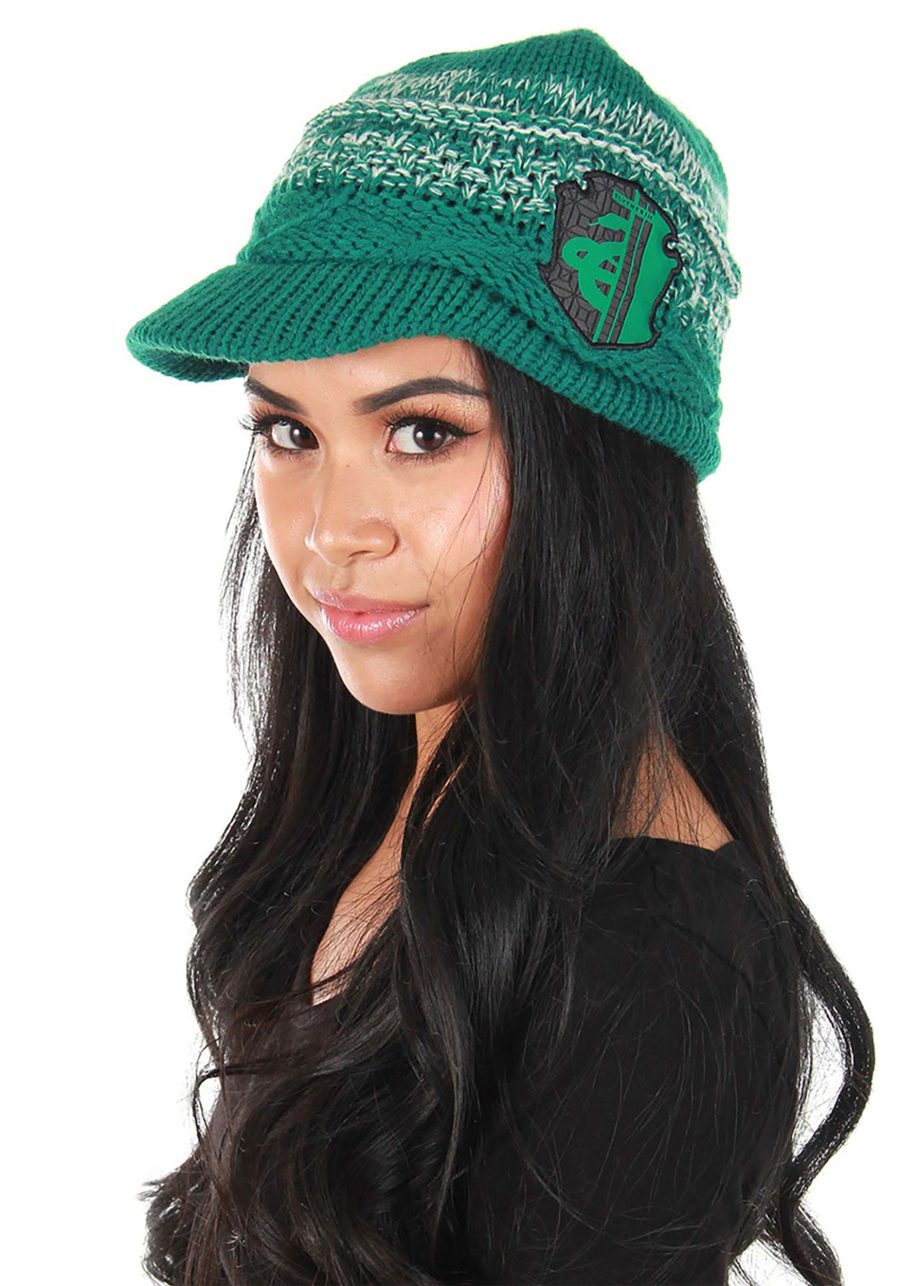 Slytherin Knit Brim Cap