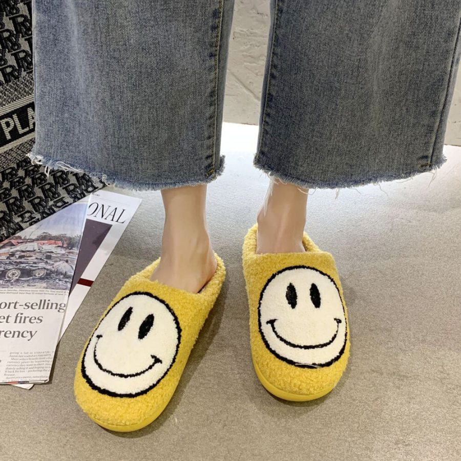 Smiley Face Slippers For A Comfy Experience