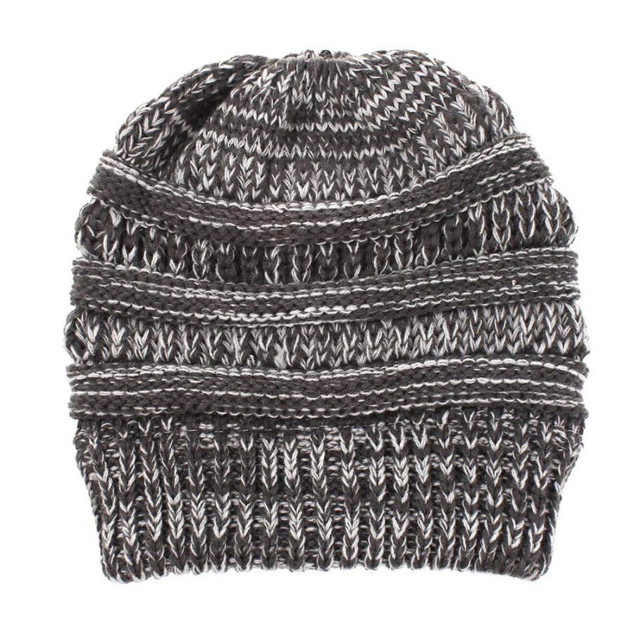 Soft Knit Ponytail Beanie