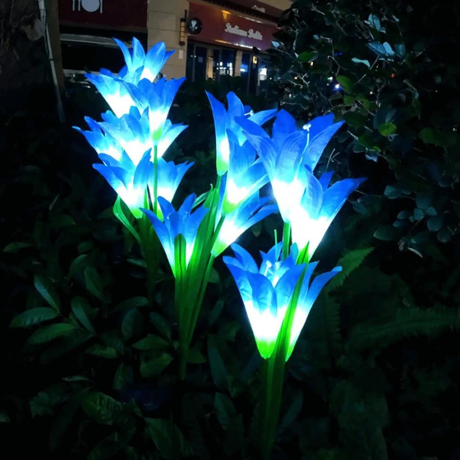 Solar Lily Flower Lights