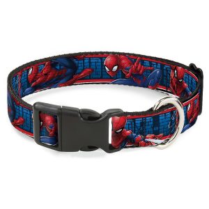 Spider-Man 3-Action Poses Plastic Clip Pet Collar