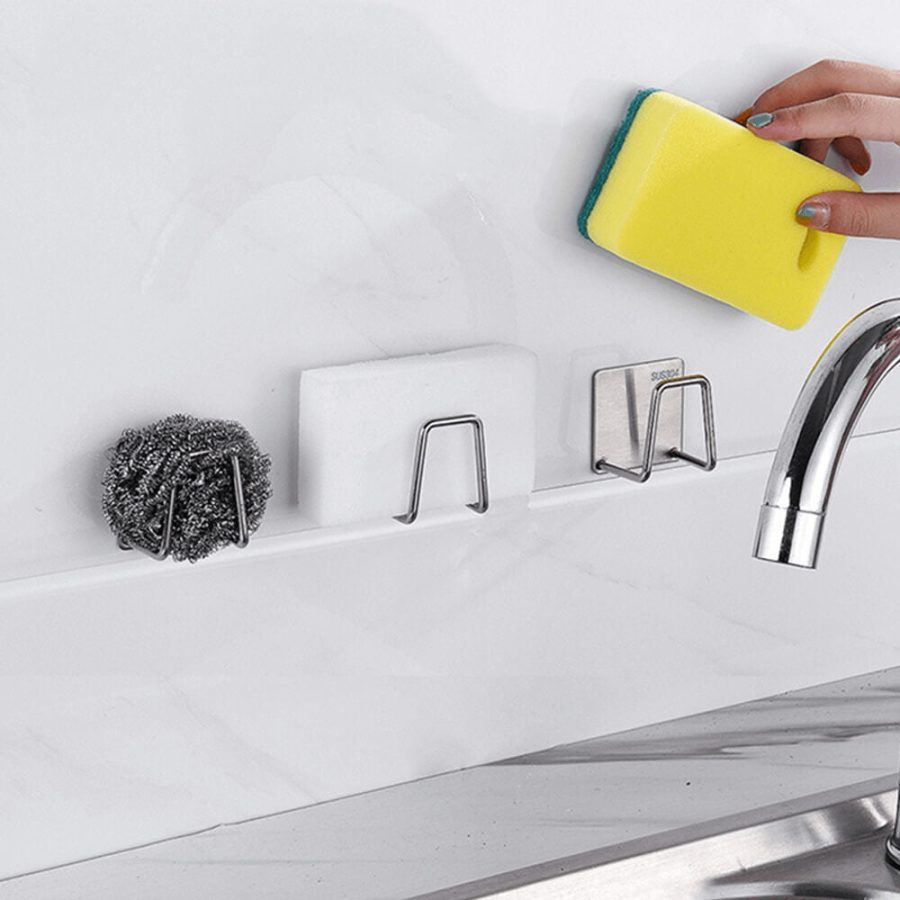 Stainless Steel Smart Sink Sponge Holder