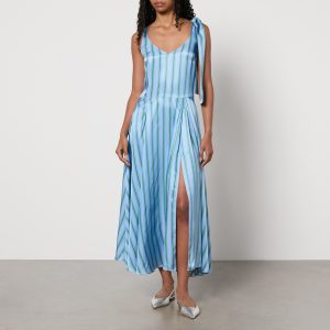 Stella Nova Striped Satin Dress – DK 36/UK 10