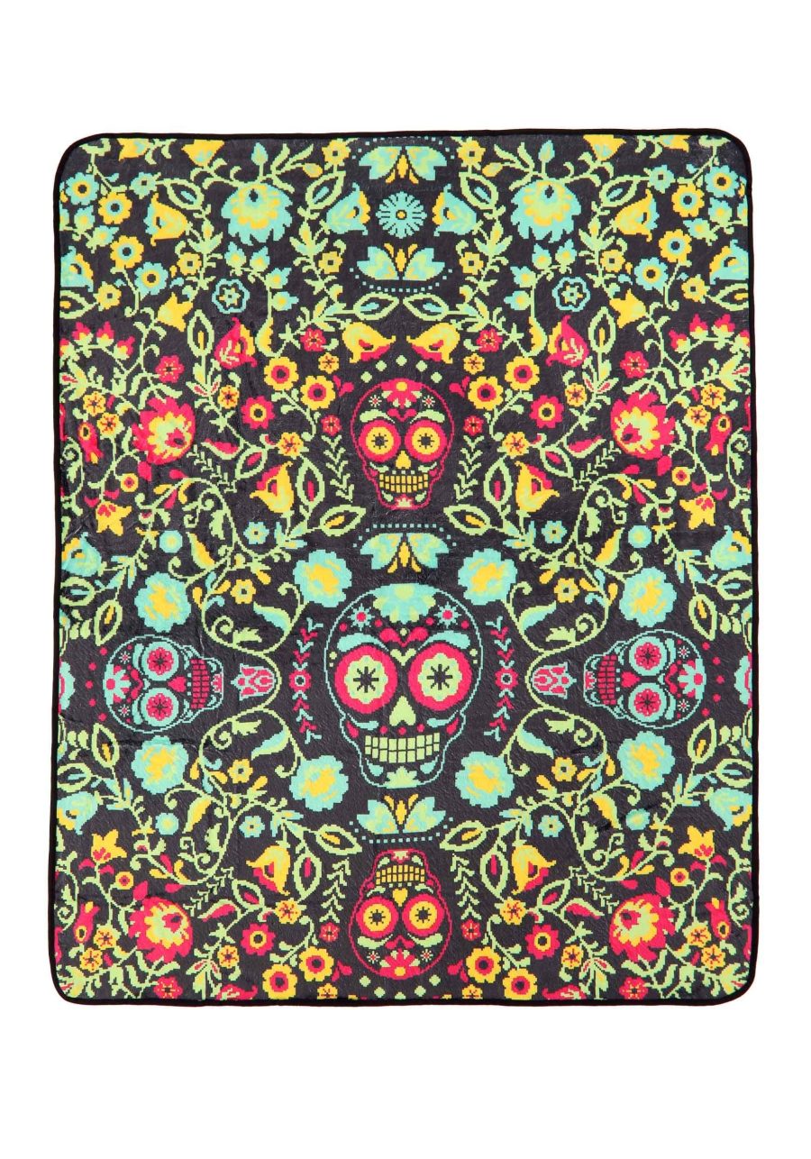 Sugar Skull Comfy Blanket