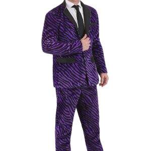 Suitmeister Purple Faux Fur Pimp Suit