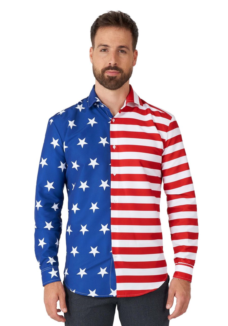 Suitmeister USA Flag Men's Shirt