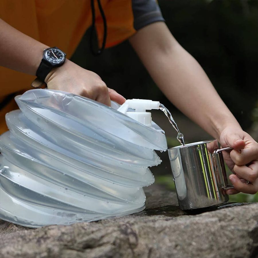 Survival Easy Expandable Folding Water Storage Bucket