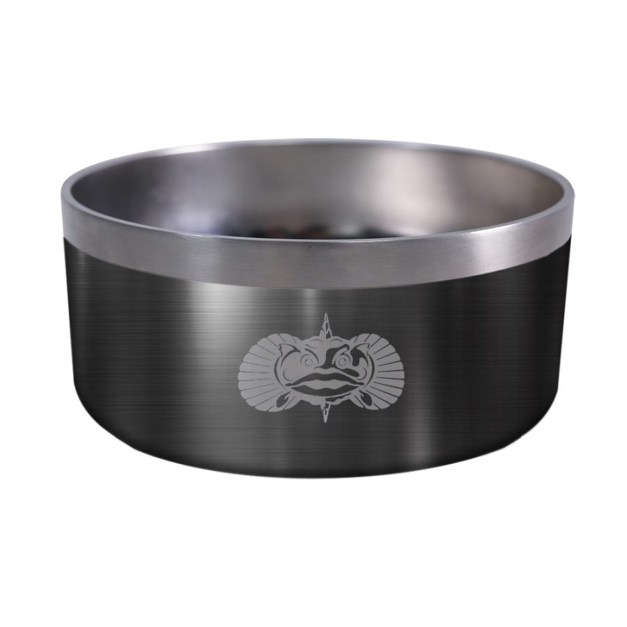 TOADFISH 1081 Non-Tipping Dog Bowl - Graphite