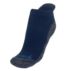 TRU47 Black Merino Wool Grounding Socks – Low Cut