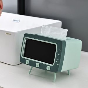 TV Tissue Box For Hands Free Movie Sessions