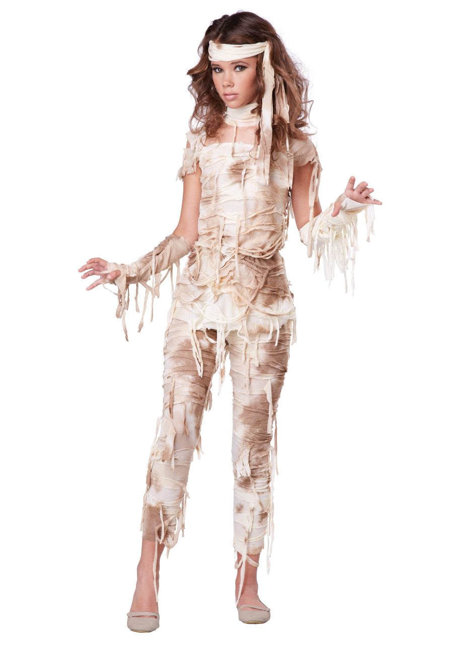 Teen Girls Mysterious Mummy Costume