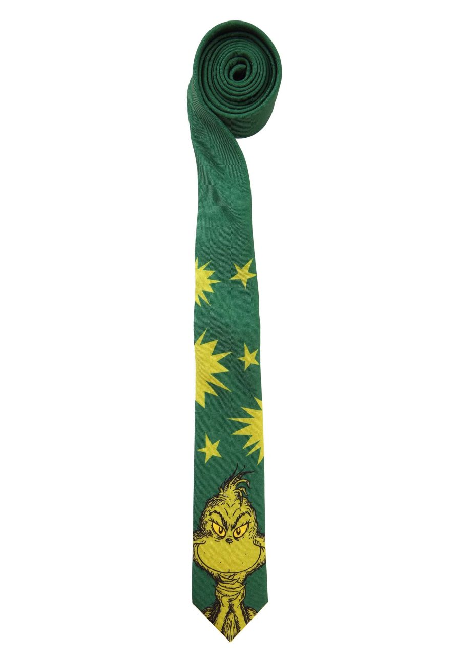 The Grinch Character Necktie for Adults