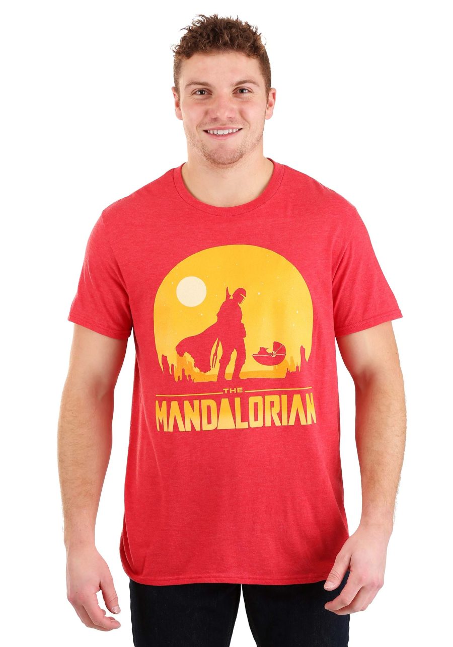 The Mandalorian Mens Red Shirt