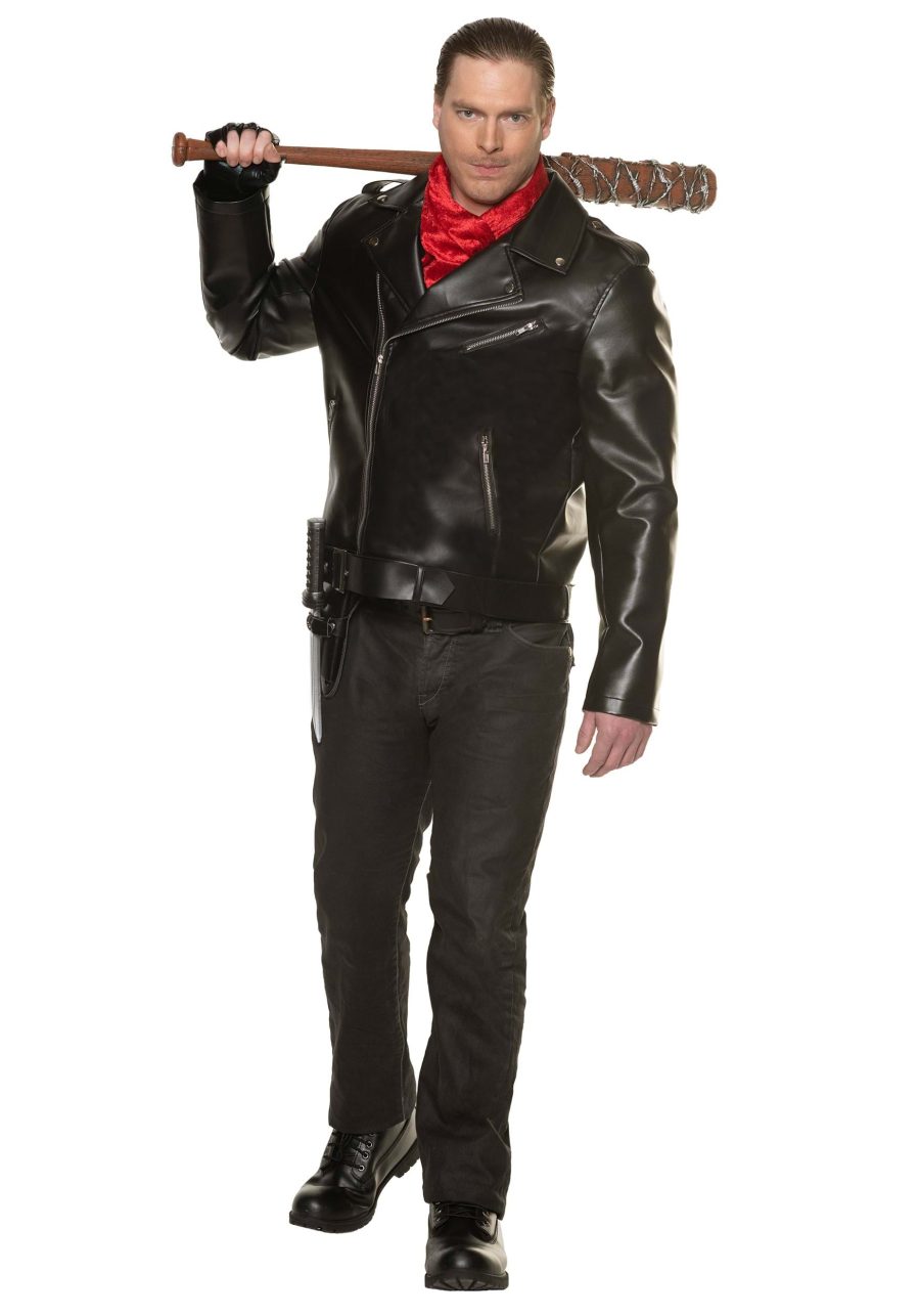 The Walking Dead Men's Negan Biker Jacket Costume