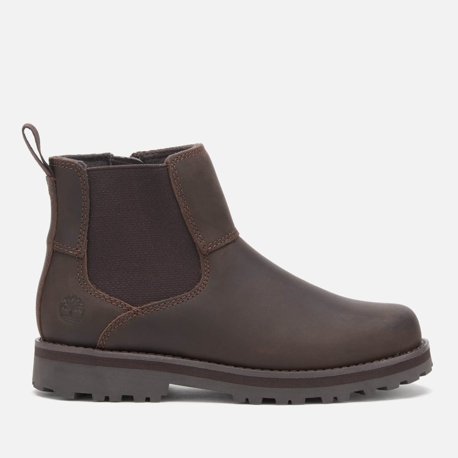 Timberland Kids' Courma Kid Chelsea Boots - Dark Brown Full Grain - UK 2.5 Kids