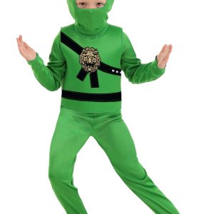 Toddler Deluxe Green Ninja Master Costume