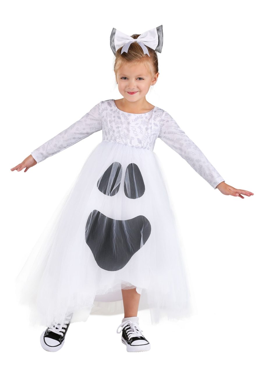 Toddler Ghost Tutu Costume