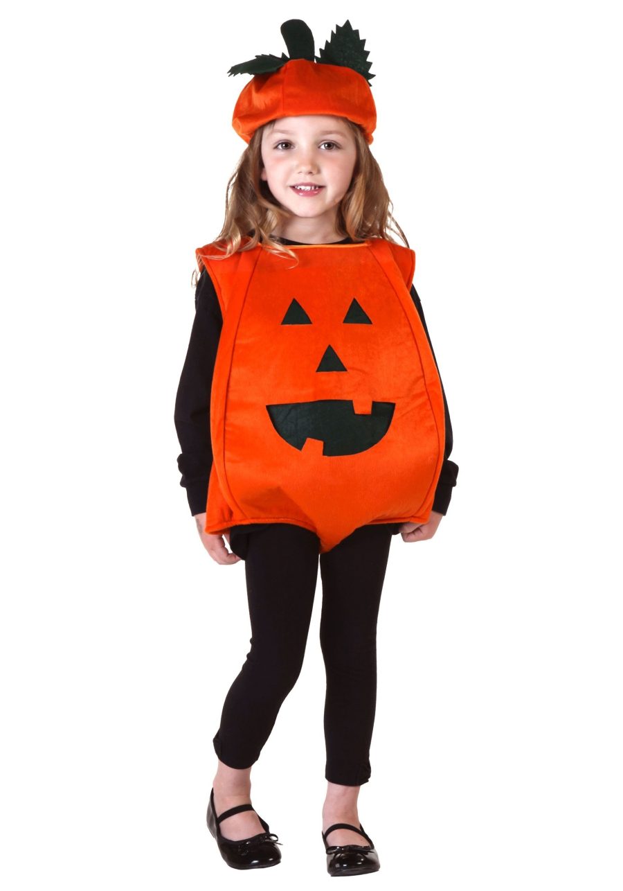 Toddler Orange Pumpkin Costume