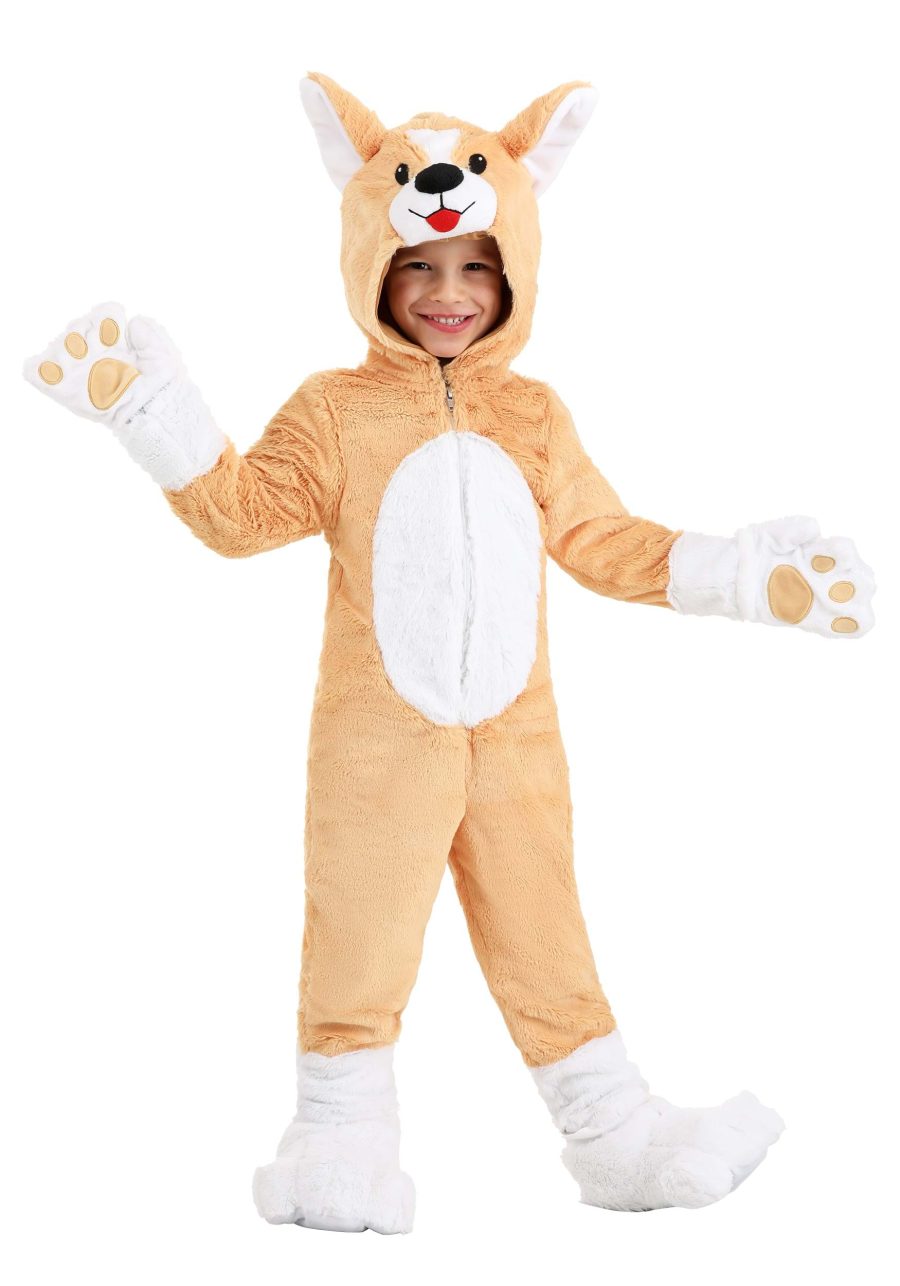 Toddler Plush Corgi Costume