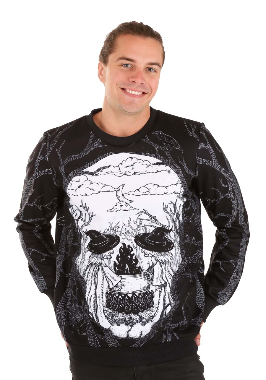 Toil and Trouble Adult Halloween Sweatshirt